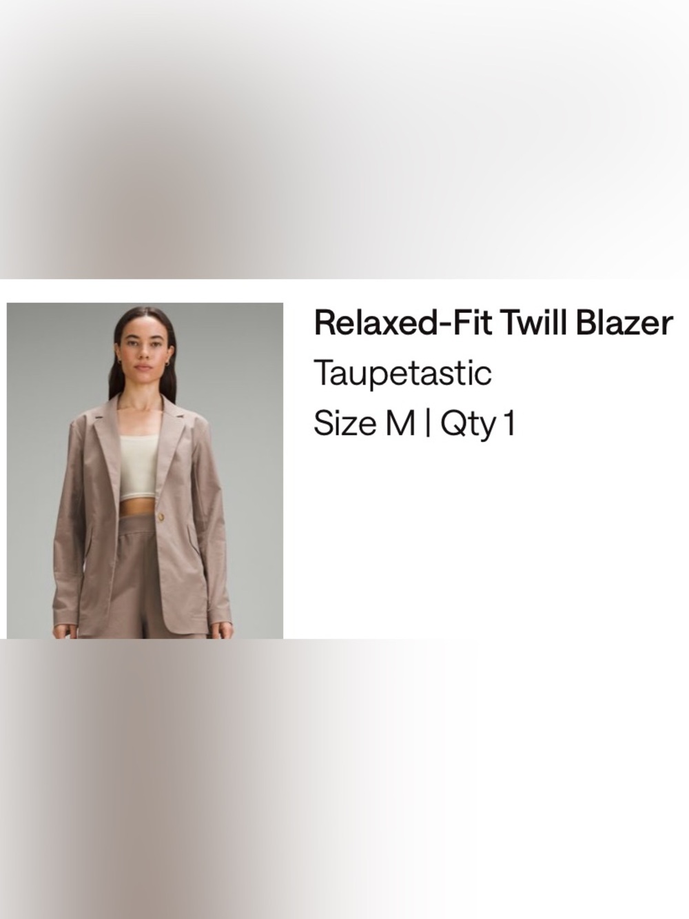 Lululemon Relaxed-Fit Twill blazer - Women